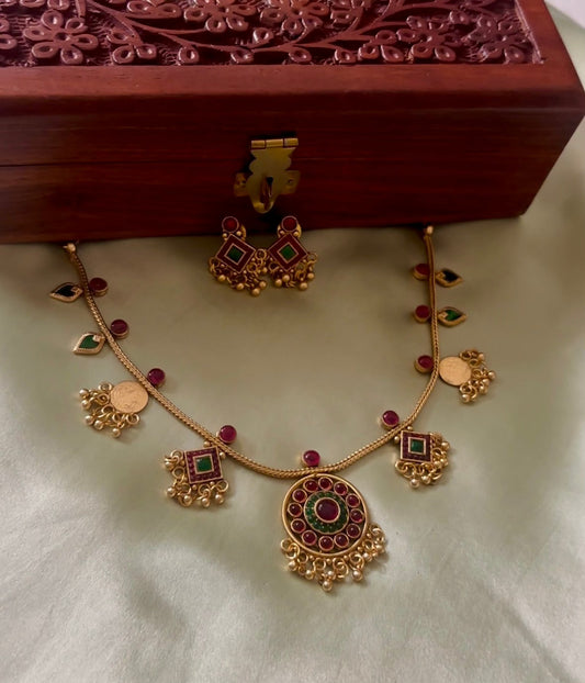 Aradhya Charms Necklace Set.