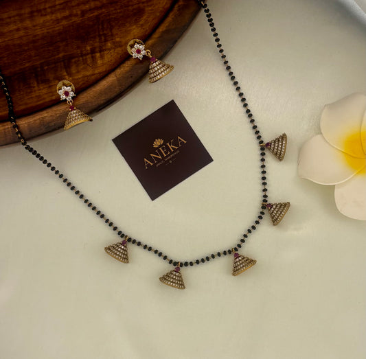 Tara Triangle Charm Mangalsutra