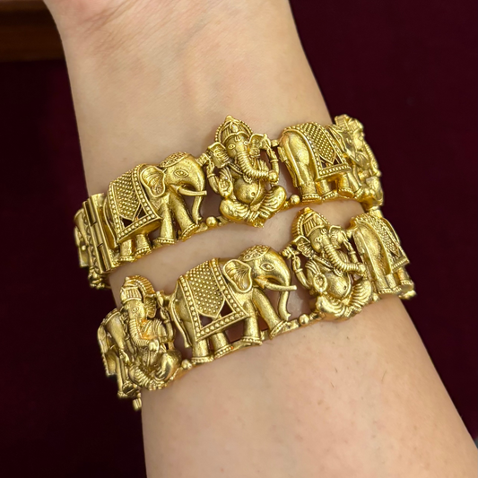 Gajamukha Temple Bangles