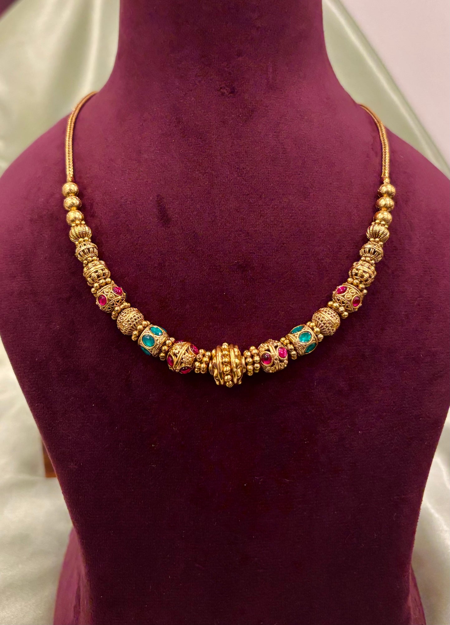 Anvitha Heritage Bead Necklace