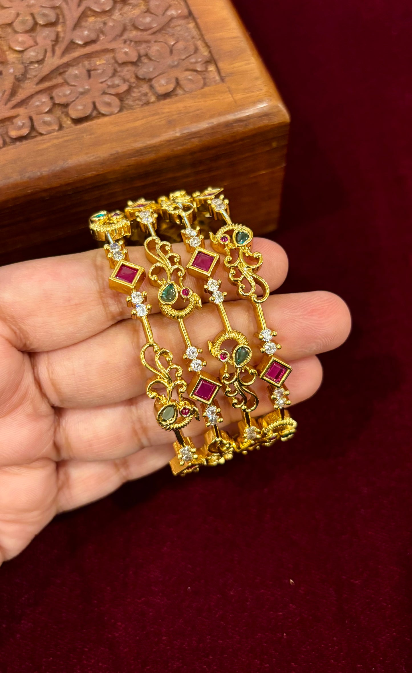 Mayura Valli Bangles (Set of 4)
