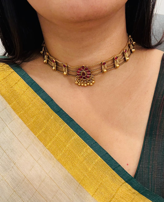 Amrita Kemp Stone Choker Set