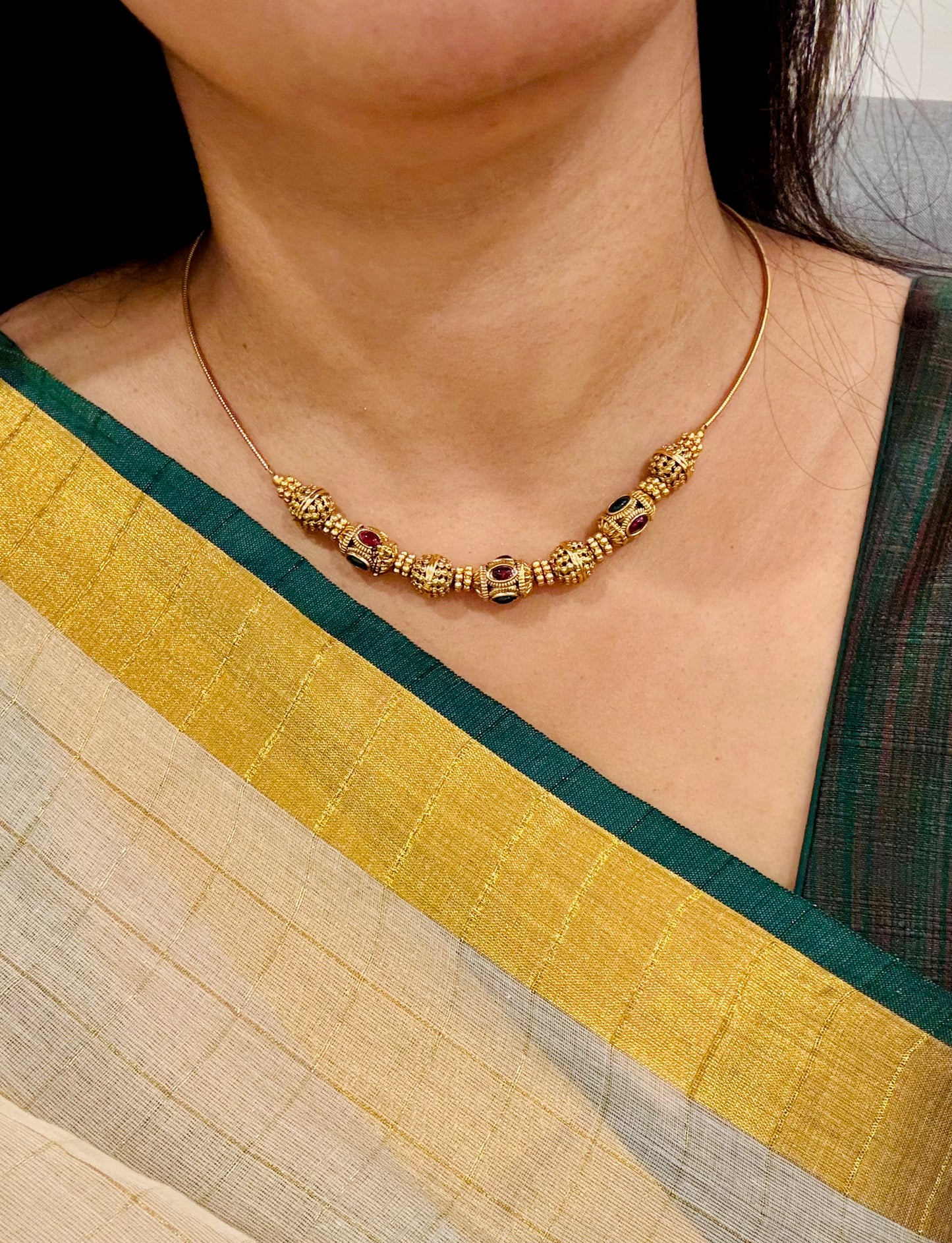 Manimala Bead Style Necklace