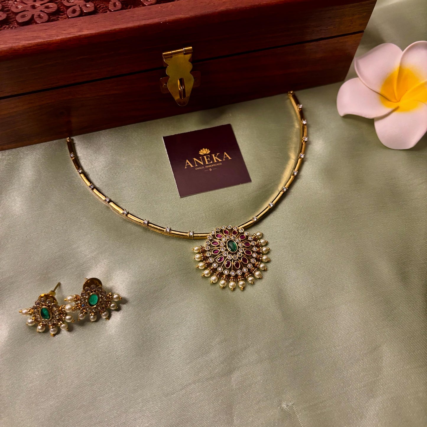 Tarinika Hasli Choker Set.