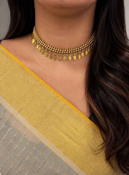 Veda Antique Elakkathali Necklace Set