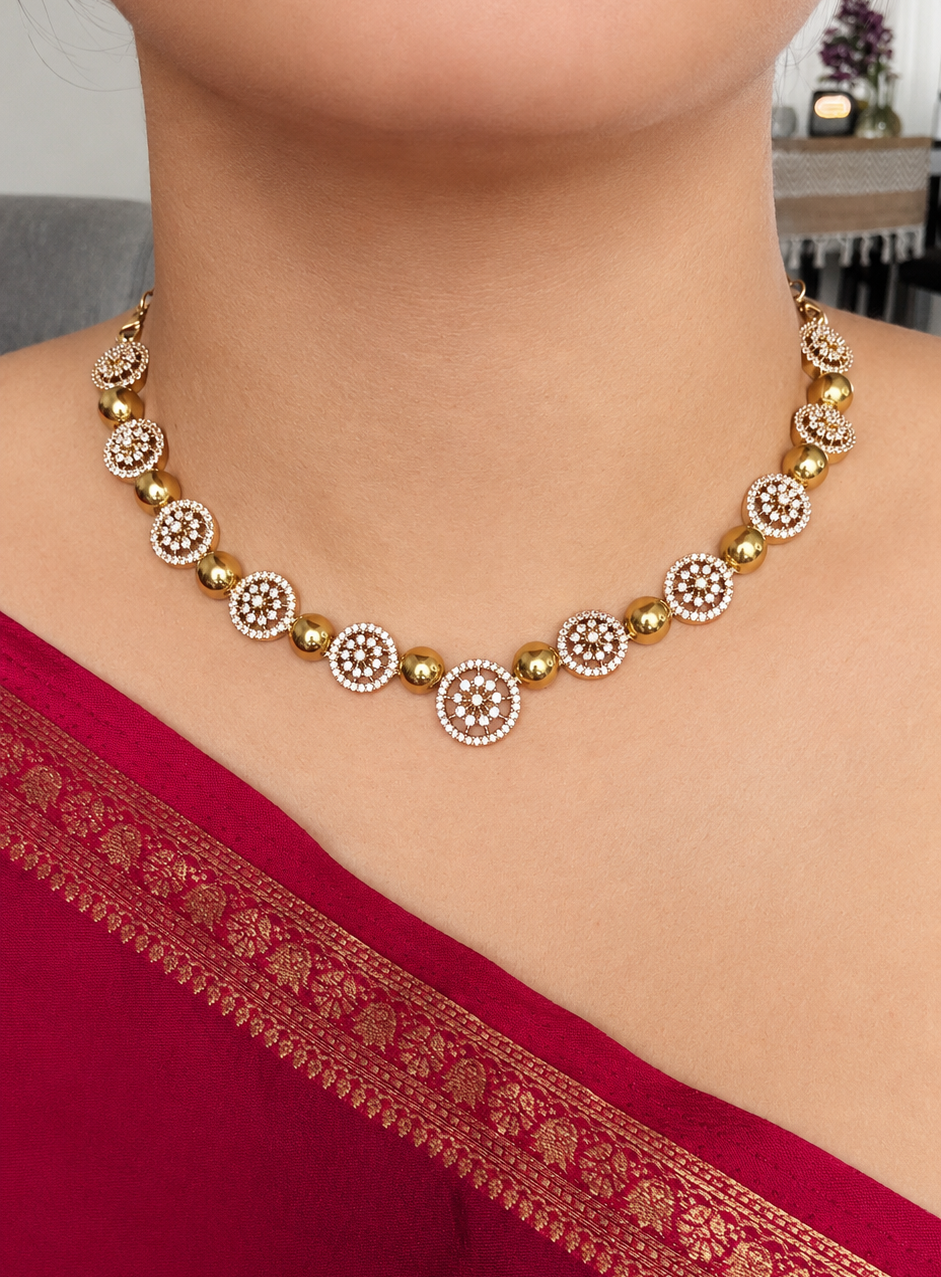 Mridula Premium AD Bead Choker