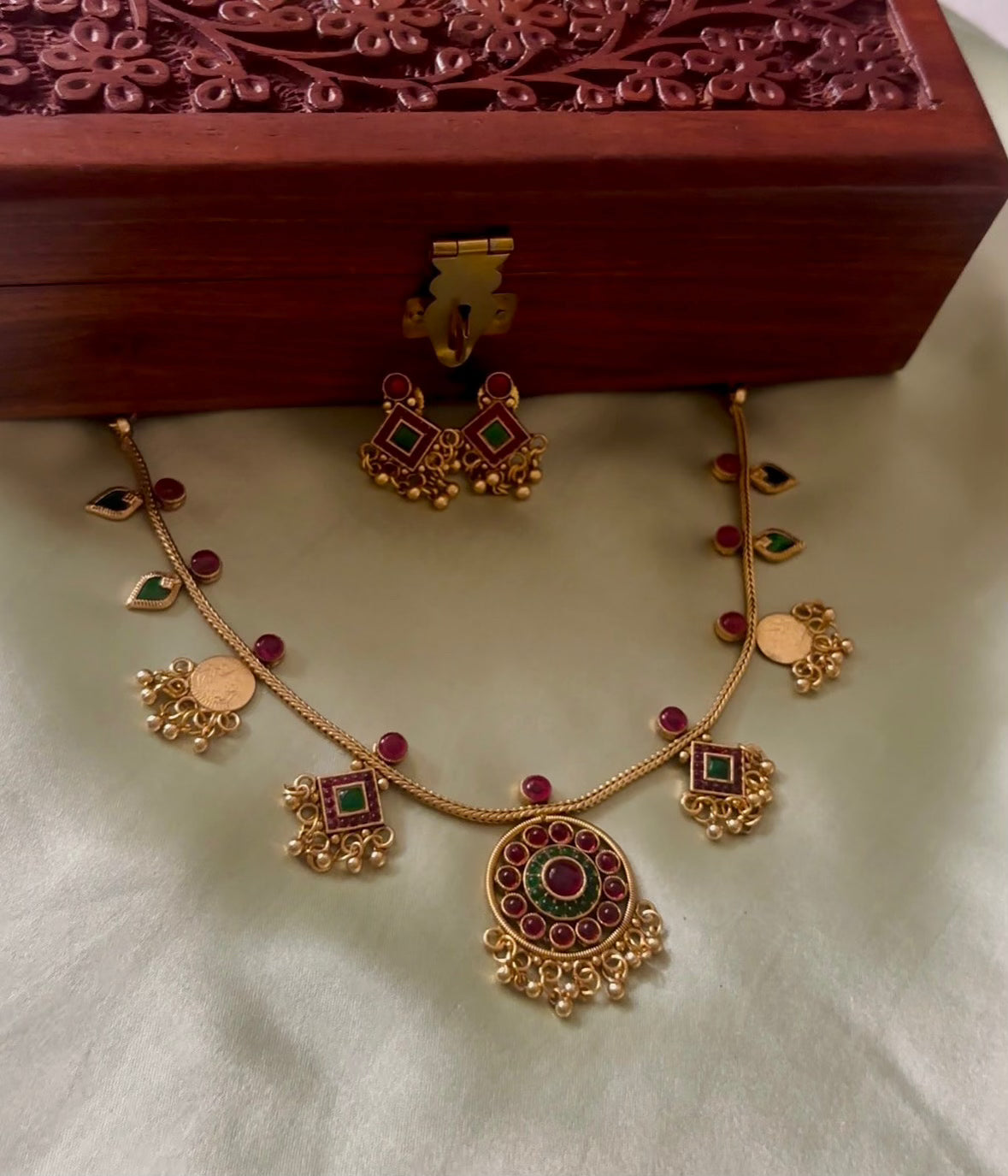 Aradhya Charms Necklace Set