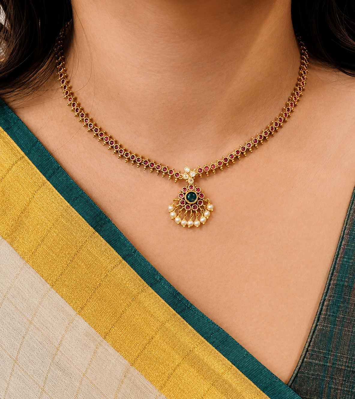 Rathna Attigai Necklace Set