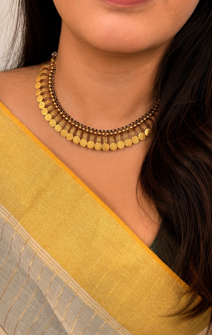 Nandini Kashu Necklace Set