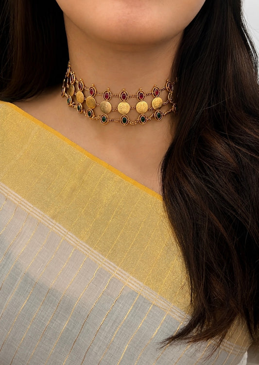 Samyukta Layered Kashu Choker