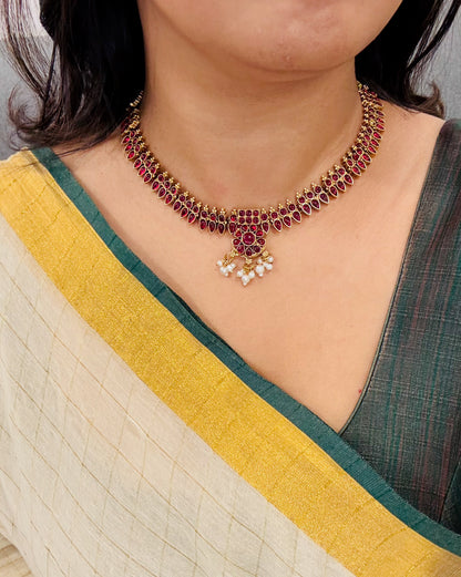 Ranjani Kemp Stone Necklace Set