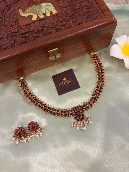 Ranjani Kemp Stone Necklace Set