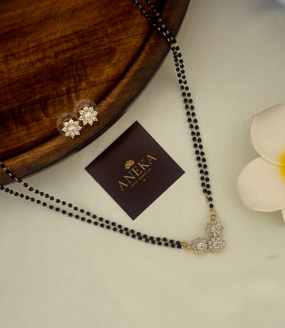 Kirthi Premium Floral AD Mangalsutra