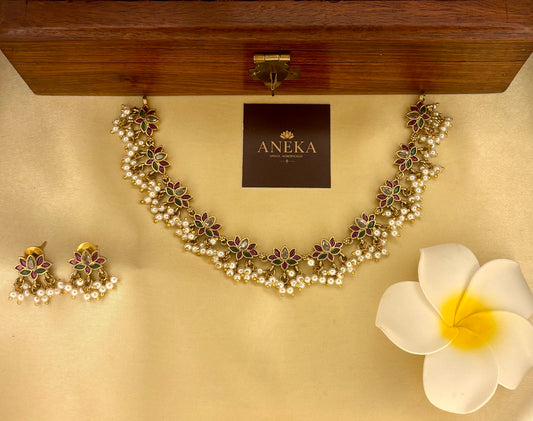 Pankaja Premium Kemp Necklace