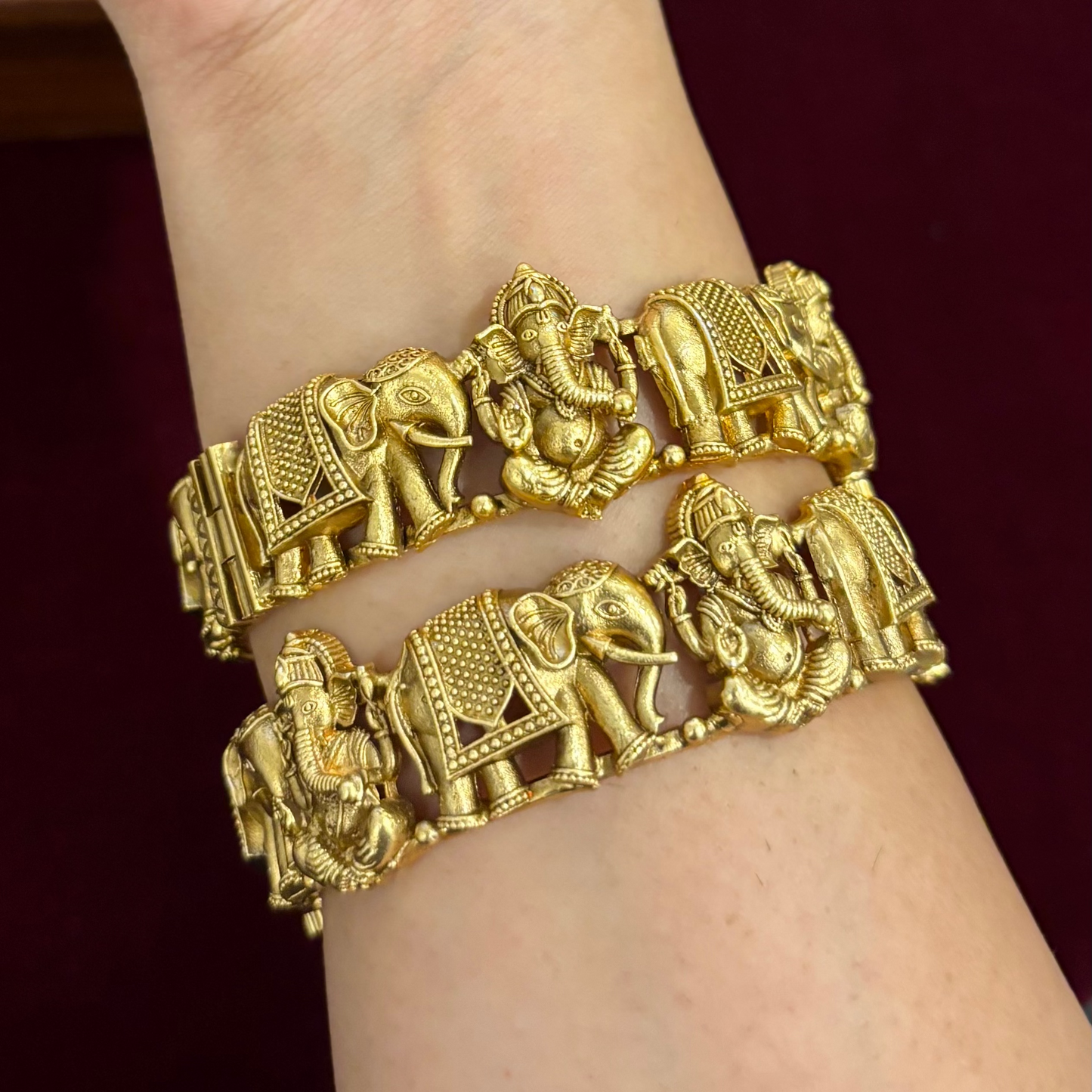 Gajamukha Temple Bangles