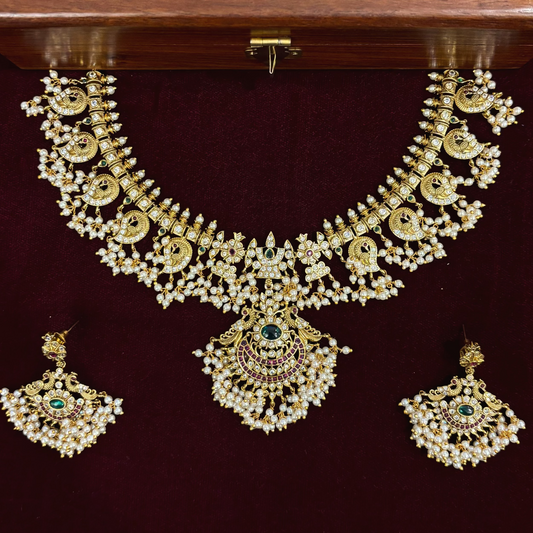 Mayura Guttapusalu Necklace Set