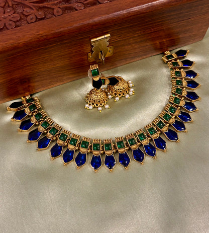 Kovai Palakka Necklace Set 2.0