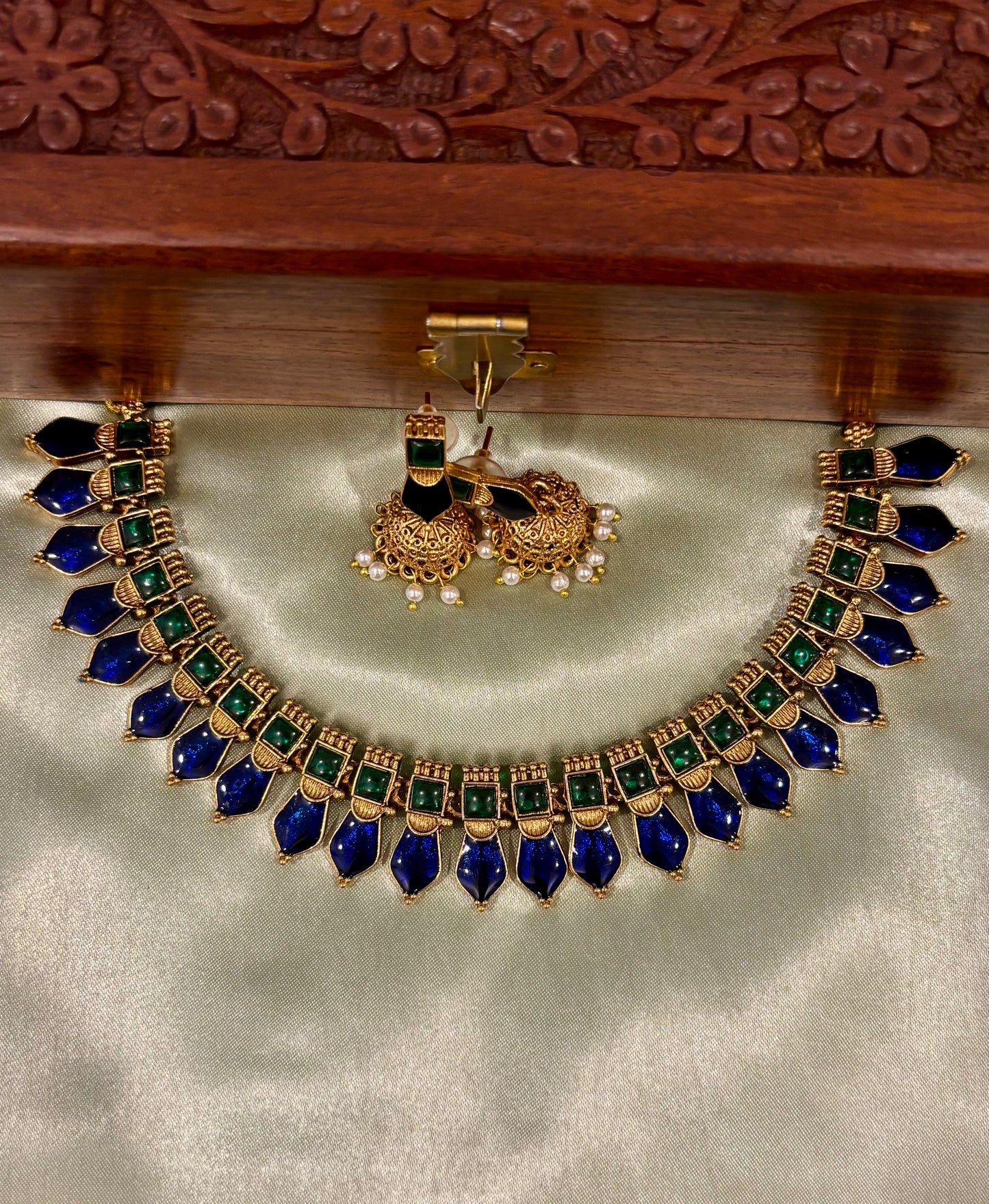 Kovai Palakka Necklace Set 2.0