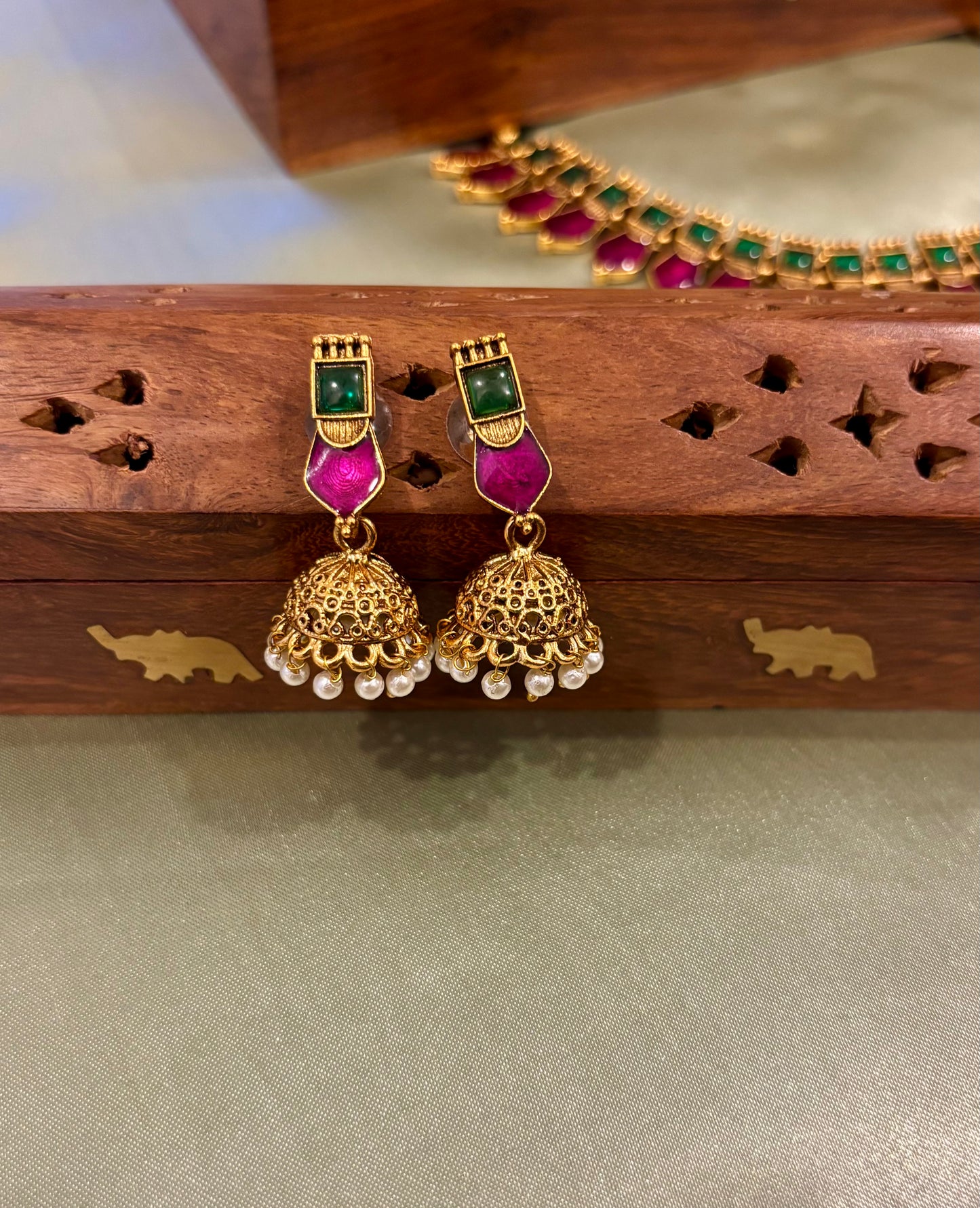 Kovai Palakka Necklace Set 2.0