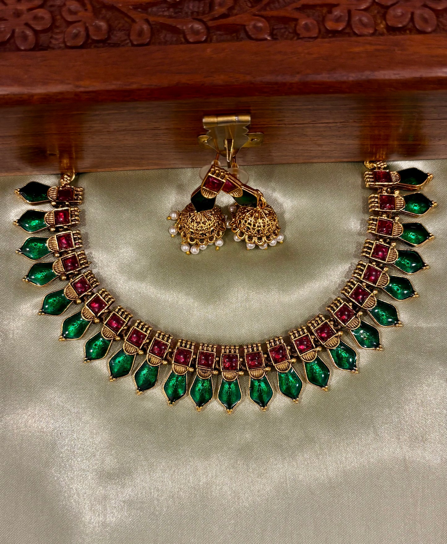 Kovai Palakka Necklace Set 2.0