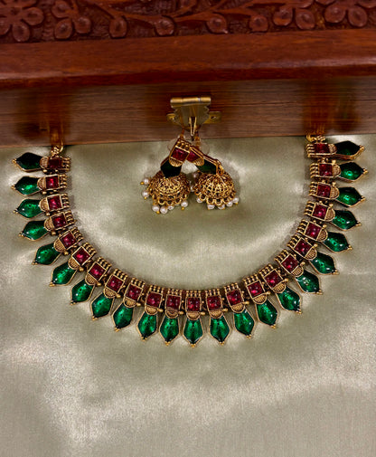 Kovai Palakka Necklace Set 2.0