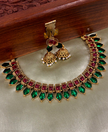 Kovai Palakka Necklace Set 2.0