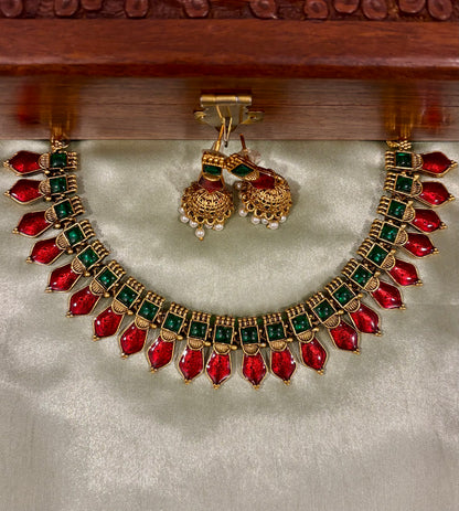 Kovai Palakka Necklace Set 2.0