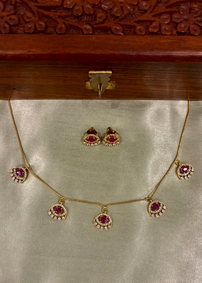 Nayana Charm Necklace Set