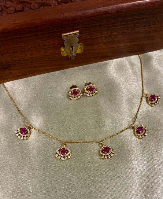 Nayana Charm Necklace Set