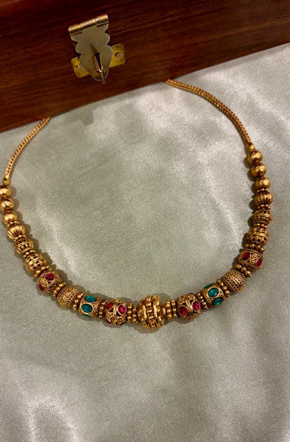 Anvitha Heritage Bead Necklace