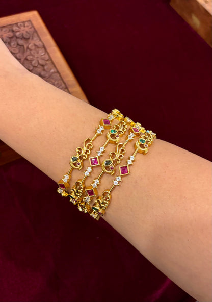 Mayura Valli Bangles (Set of 4)