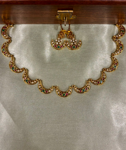Chandrika Temple Necklace Set