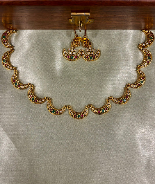 Chandrika Temple Necklace Set