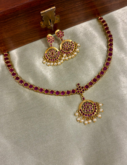 Miraya Kemp Attigai Necklace Set