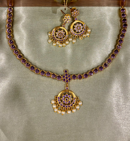 Miraya Kemp Attigai Necklace Set