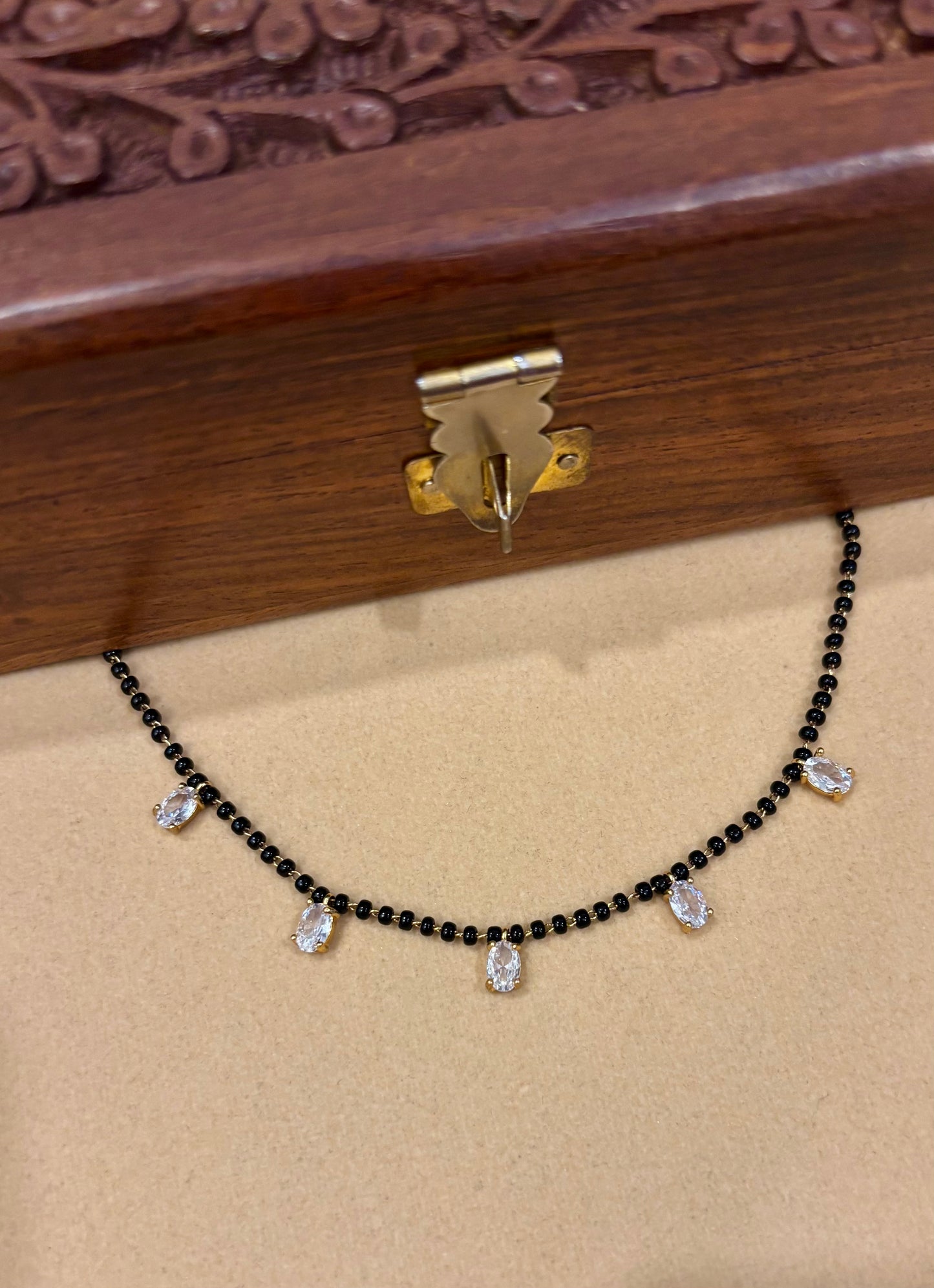 Aira Crystal Drop Mangalsutra