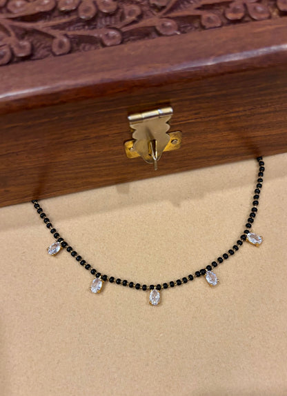 Aira Crystal Drop Mangalsutra