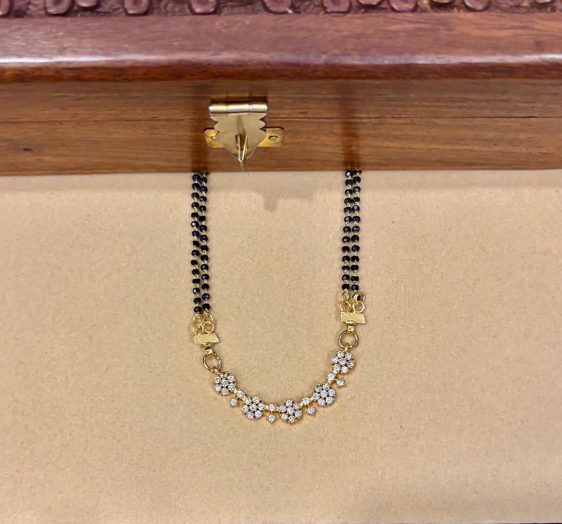 Sumanah Premium Floral AD Mangalsutra.