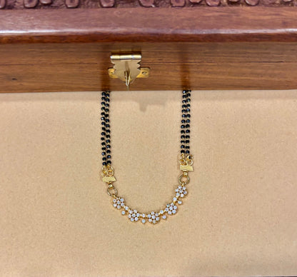 Sumanah Premium Floral AD Mangalsutra.