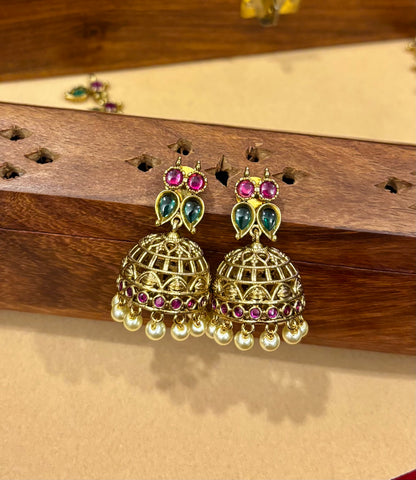 Advaya Palakka Necklace Set.