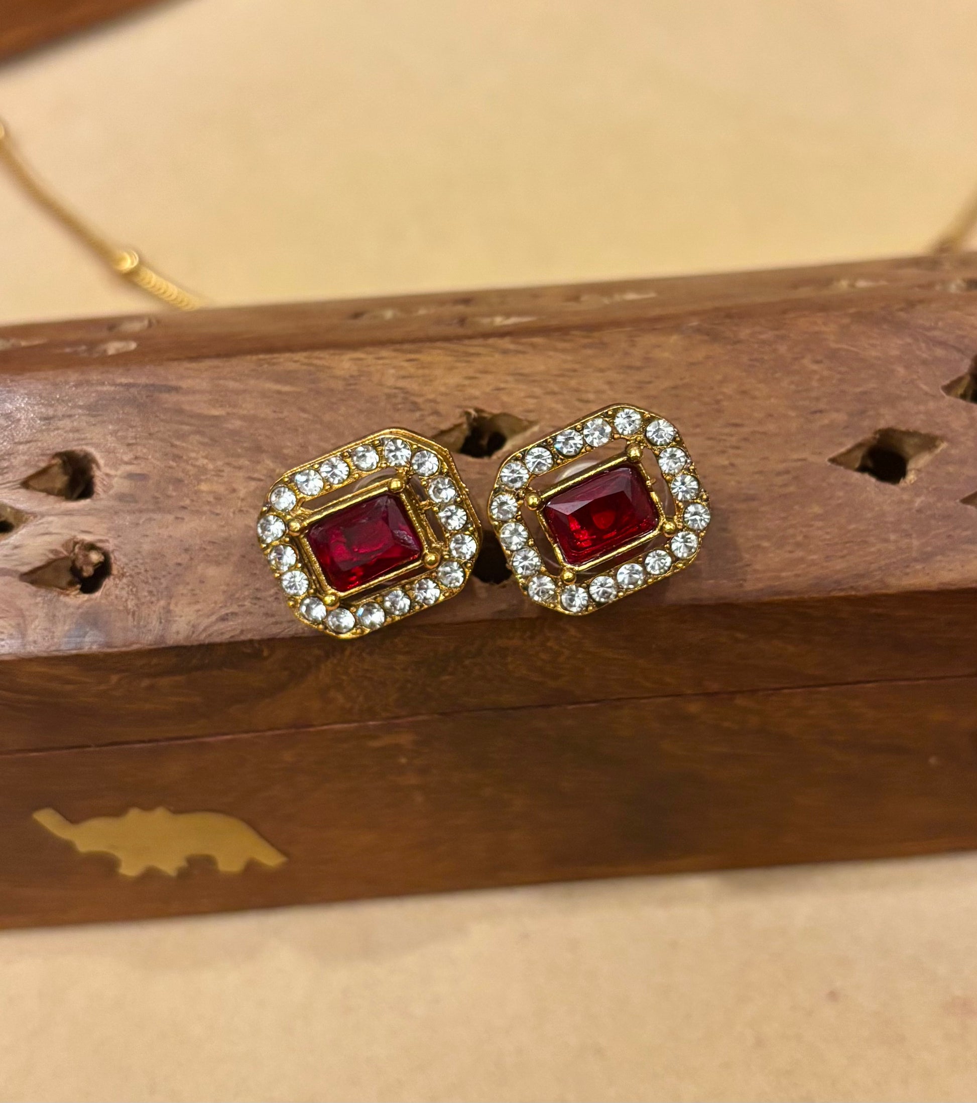 Ira Ruby Pendant Necklace.