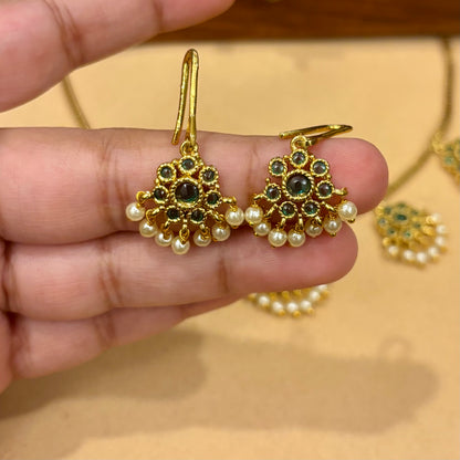 Devika Attigai Choker Set.