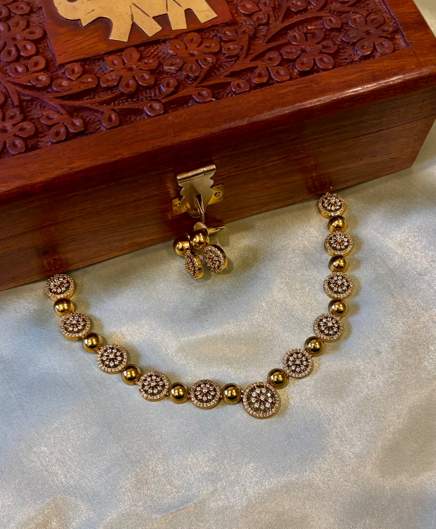 Mridula Premium AD Bead Choker