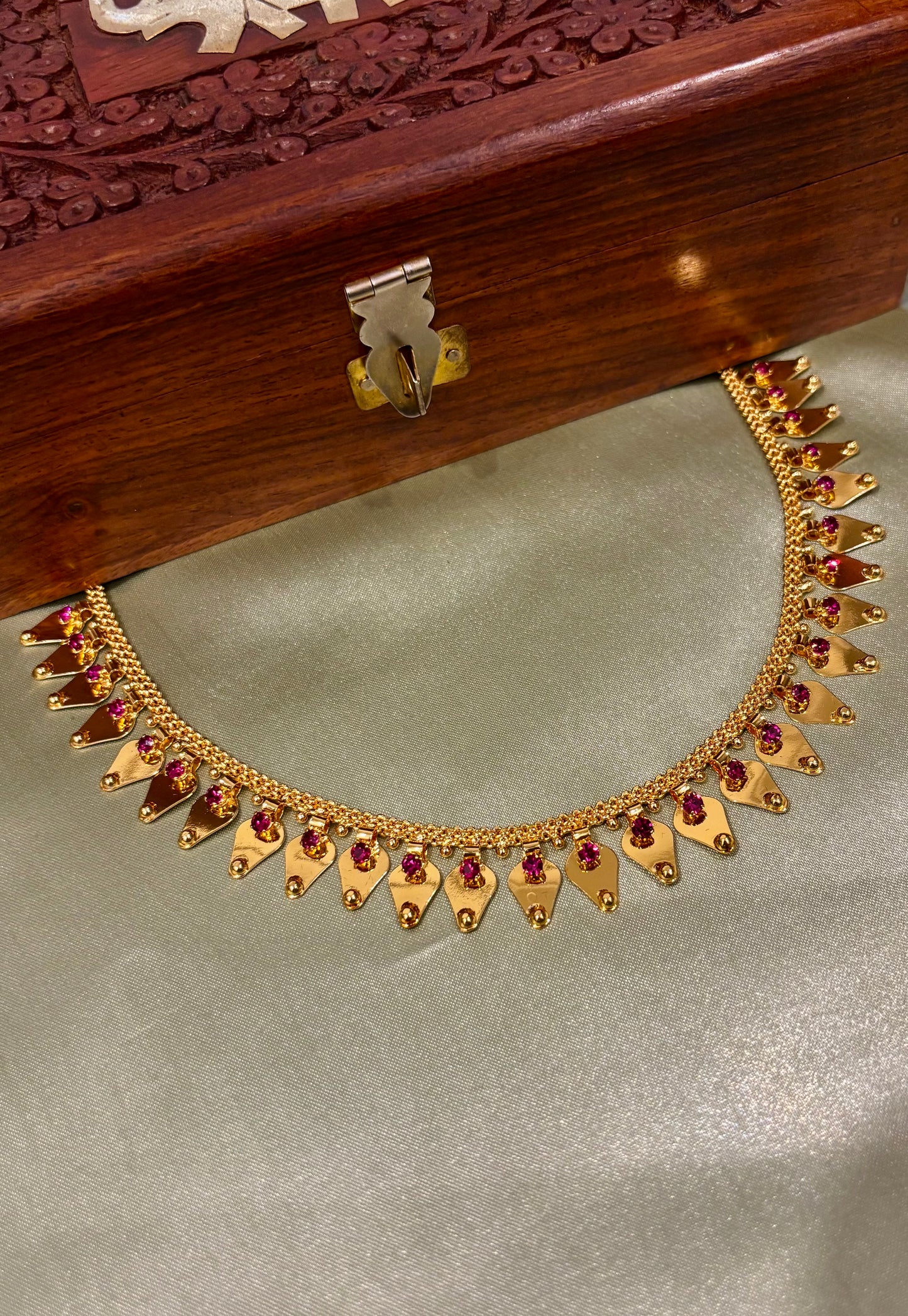 Nithya Gold Plated Tradtional Thalikootam Necklace