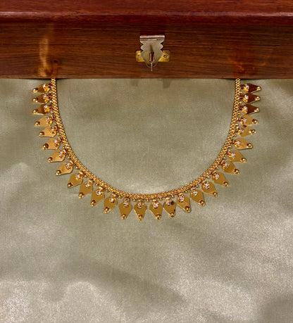 Nithya Gold Plated Tradtional Thalikootam Necklace