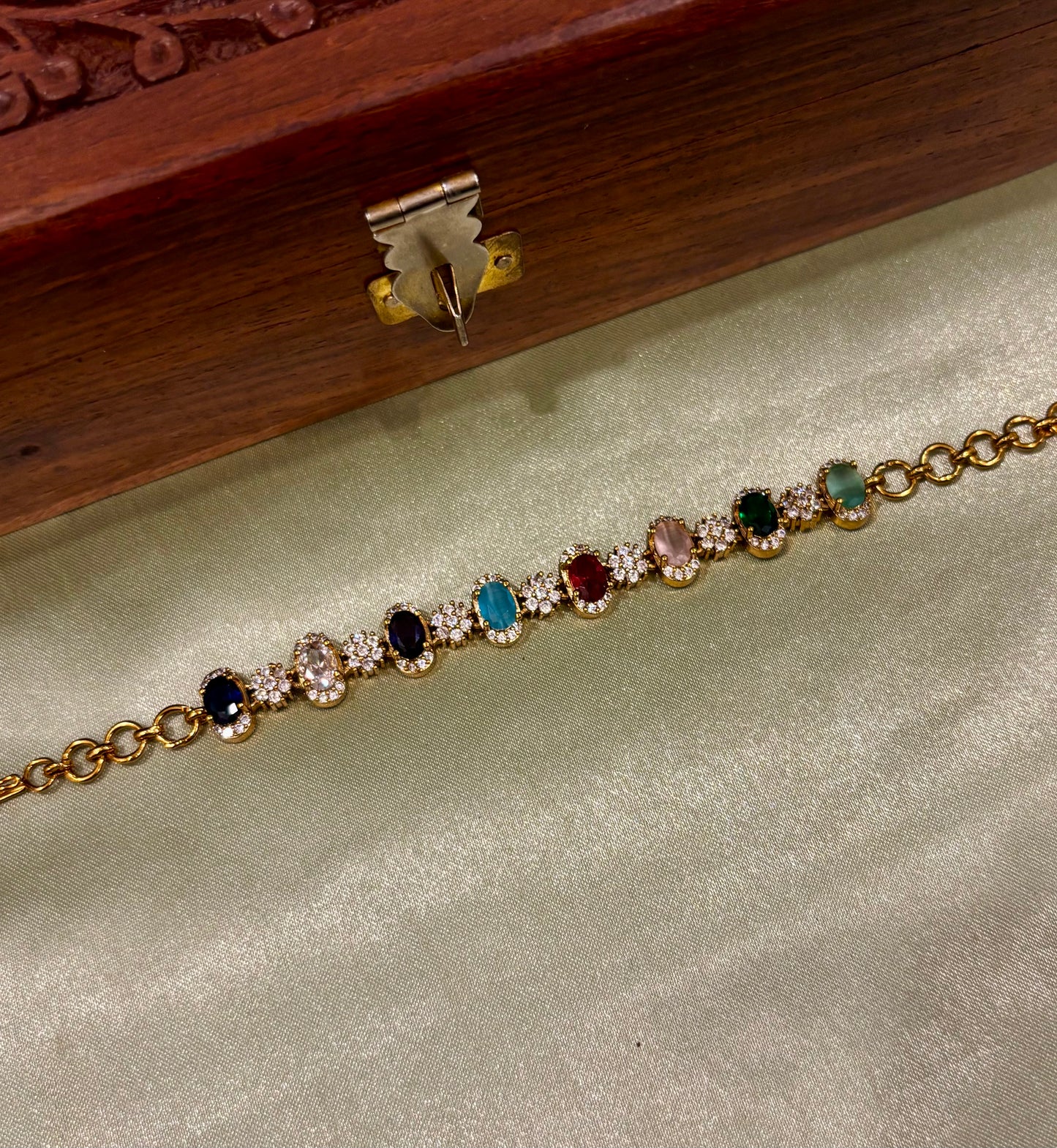 Ritika Multistone AD Bracelet