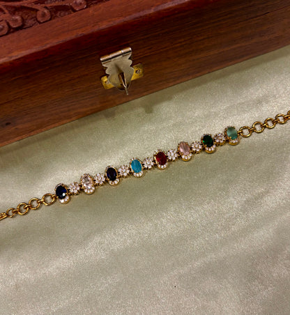 Ritika Multistone AD Bracelet