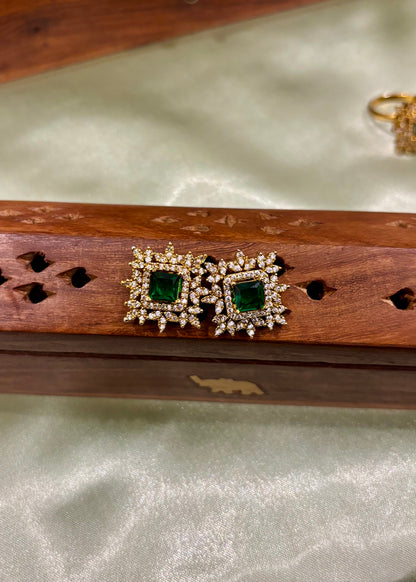 Zarina Royale AD Choker Set with Earring and Ring