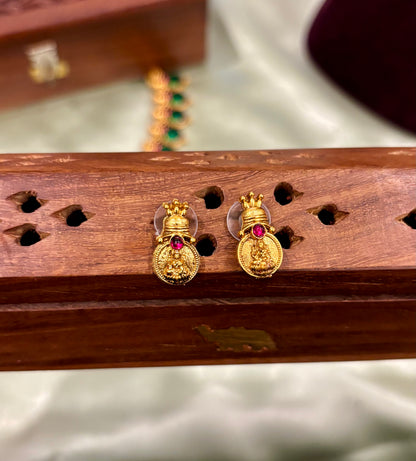Rajalakshmi Palakka Temple Necklace Set
