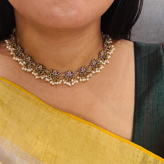 Pankaja Premium Kemp Necklace